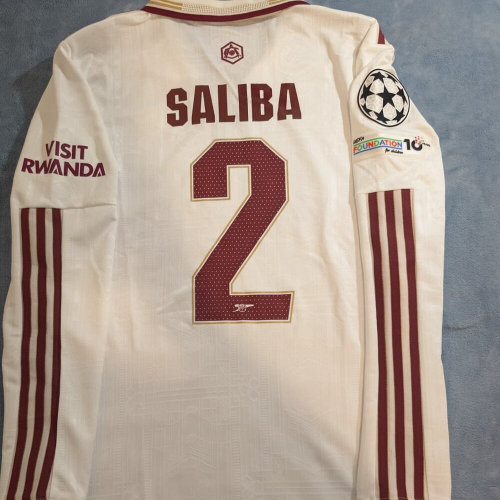 Arsenal 25/26 Third Long Sleeve Saliba #2 UCL Edition
